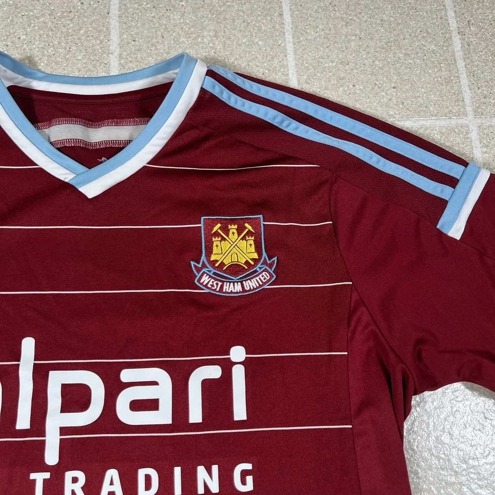 Adidas West Ham United 2014/2015 Home Football Soccer Jersey Shirt Size S Men's - Picture 3 of 7